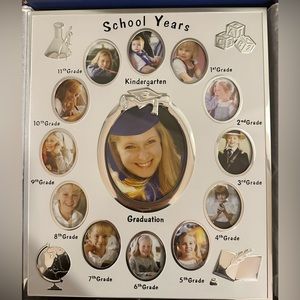 Elegance School Years K-12 Picture Frame, 13 Openings